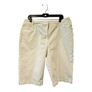 Chico’s‎ Capri Pants Stretch White 16 XL (Chico’s Size 3)